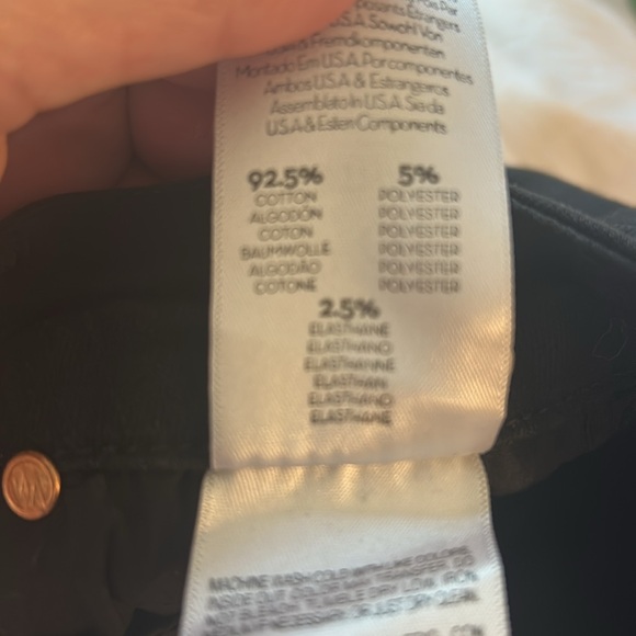 Mother black The Looker high waisted ankle fray jeans in Guilty Glitter Racer - Picture 14 of 16